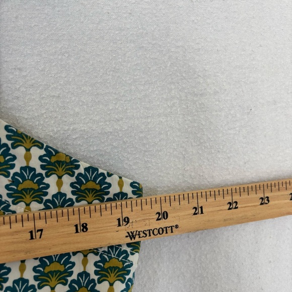 Anthropologie Maeve Patterned Green and Blue Jumpsuit - Picture 5 of 12